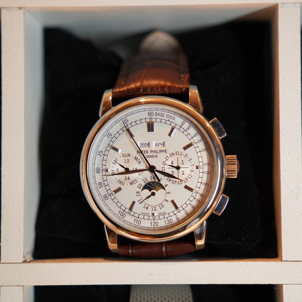 Patek Philippe 5270 Calendário Perpétuo Cronógrafo Prata